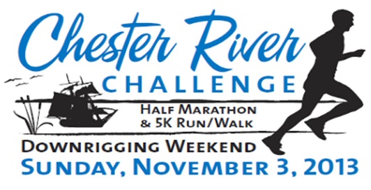Nov 3 (Sun) - Chester River Challenge Half Marathon & 5K 
