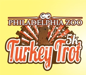 Nov 24 (Sun) - Philadelphia Zoo Turkey Trot  5K Run/2K Walk 