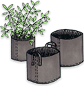 Root Pouch -- Pots, vertical garden pouches, erosion bags 